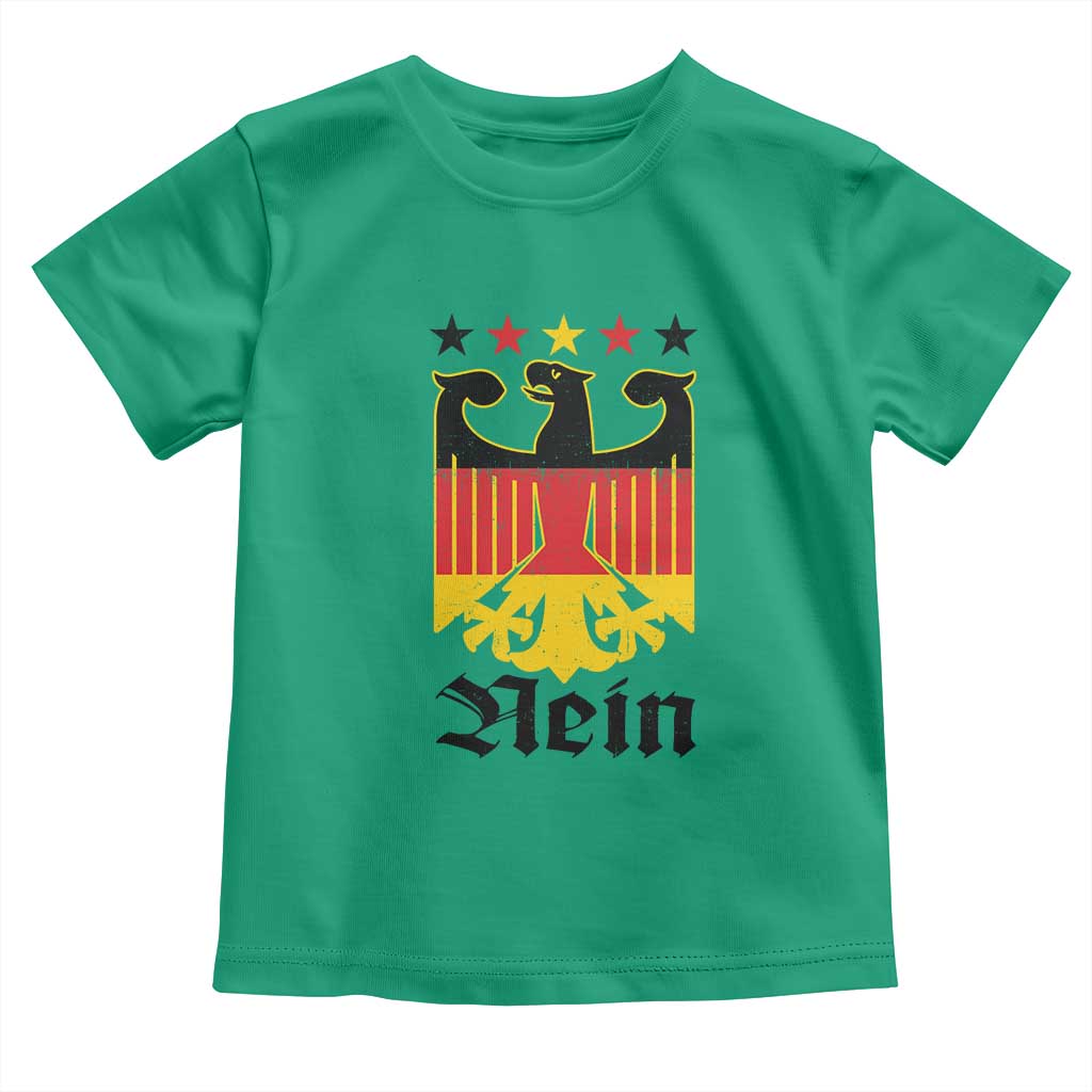 Funny German Eagle Toddler T Shirt Vintage Nein No Germany Souvenir Oktoberfest - Wonder Print Shop