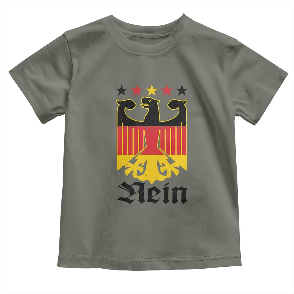 Funny German Eagle Toddler T Shirt Vintage Nein No Germany Souvenir Oktoberfest - Wonder Print Shop
