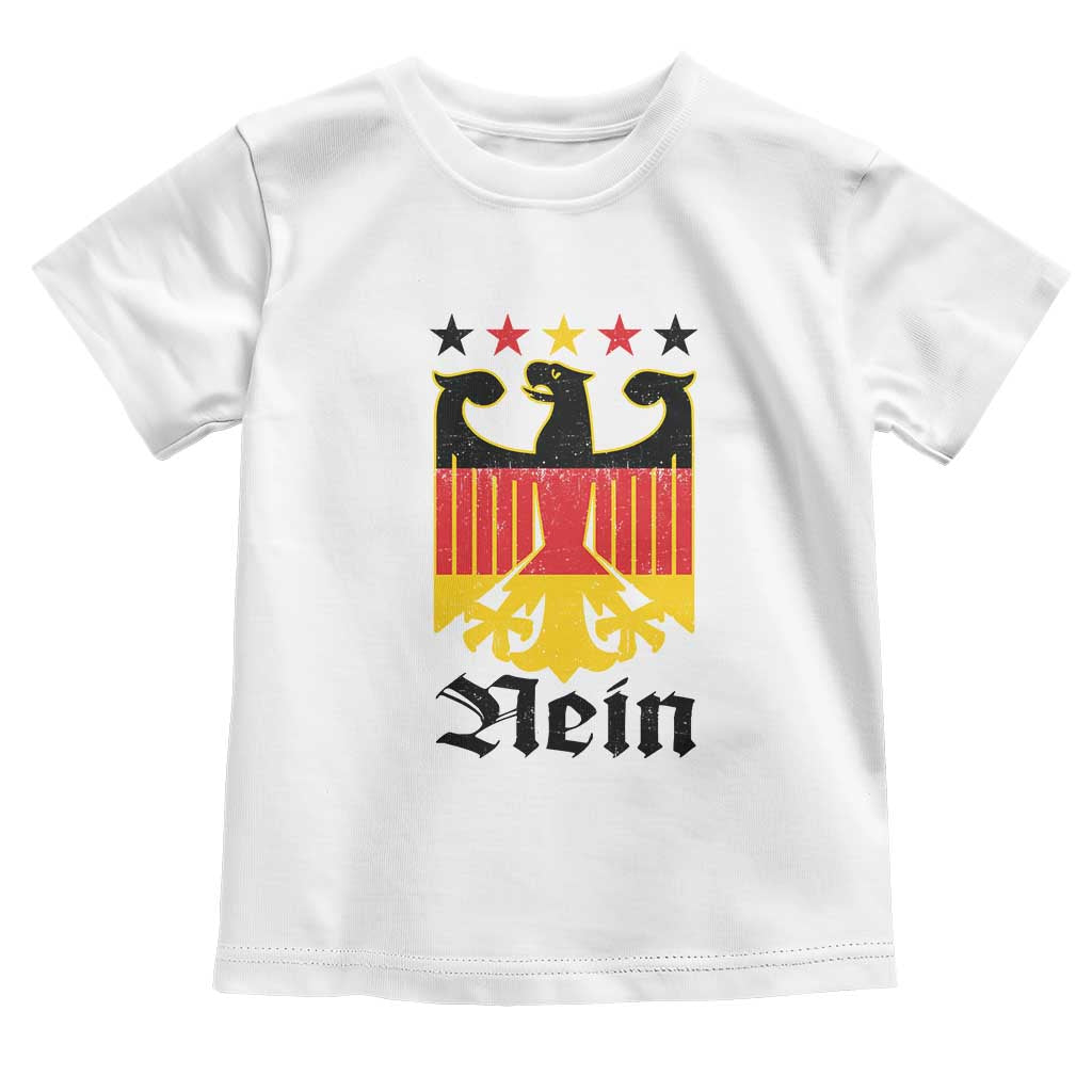 Funny German Eagle Toddler T Shirt Vintage Nein No Germany Souvenir Oktoberfest - Wonder Print Shop