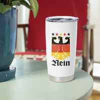 Funny German Eagle Tumbler Cup Vintage Nein No Germany Souvenir Oktoberfest - Wonder Print Shop