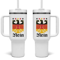 Funny German Eagle Tumbler With Handle Vintage Nein No Germany Souvenir Oktoberfest - Wonder Print Shop