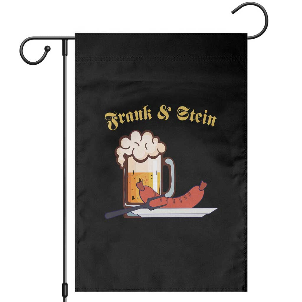 Funny Frank & Stein Garden Flag German Beer Drinking Oktoberfest Sausage - Wonder Print Shop