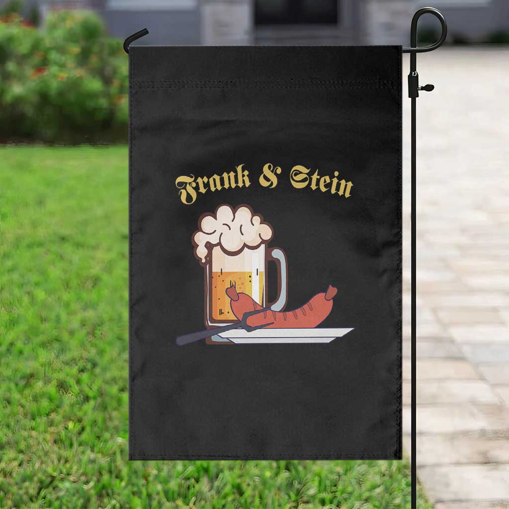 Funny Frank & Stein Garden Flag German Beer Drinking Oktoberfest Sausage - Wonder Print Shop