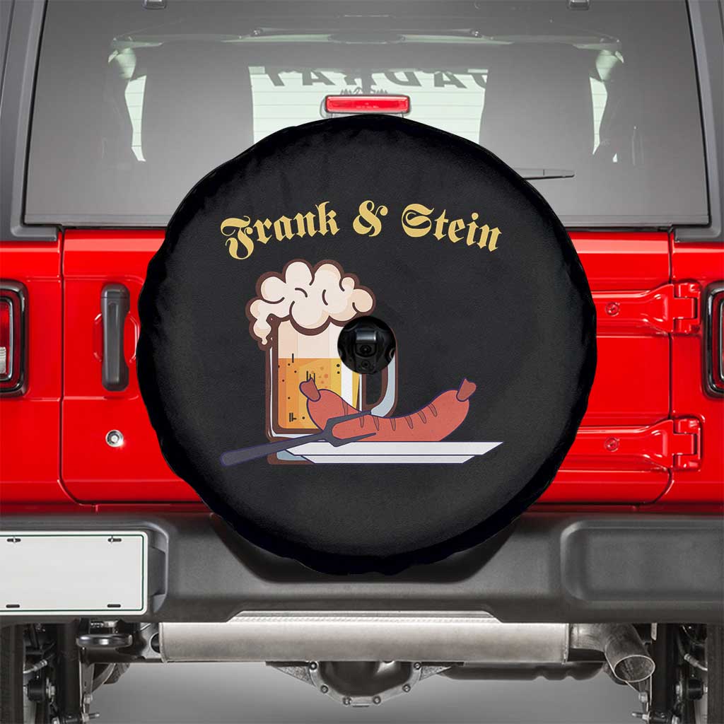 Funny Frank & Stein Spare Tire Cover German Beer Drinking Oktoberfest Sausage - Wonder Print Shop