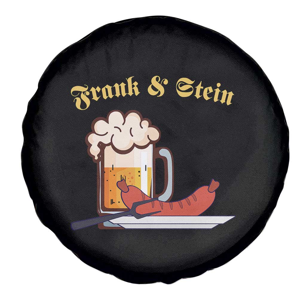 Funny Frank & Stein Spare Tire Cover German Beer Drinking Oktoberfest Sausage - Wonder Print Shop