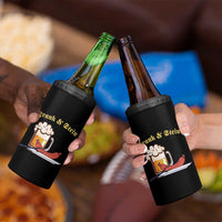 Funny Frank & Stein 4 in 1 Can Cooler Tumbler German Beer Drinking Oktoberfest Sausage - Wonder Print Shop