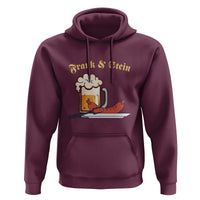 Funny Frank & Stein Hoodie German Beer Drinking Oktoberfest Sausage - Wonder Print Shop