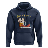 Funny Frank & Stein Hoodie German Beer Drinking Oktoberfest Sausage - Wonder Print Shop