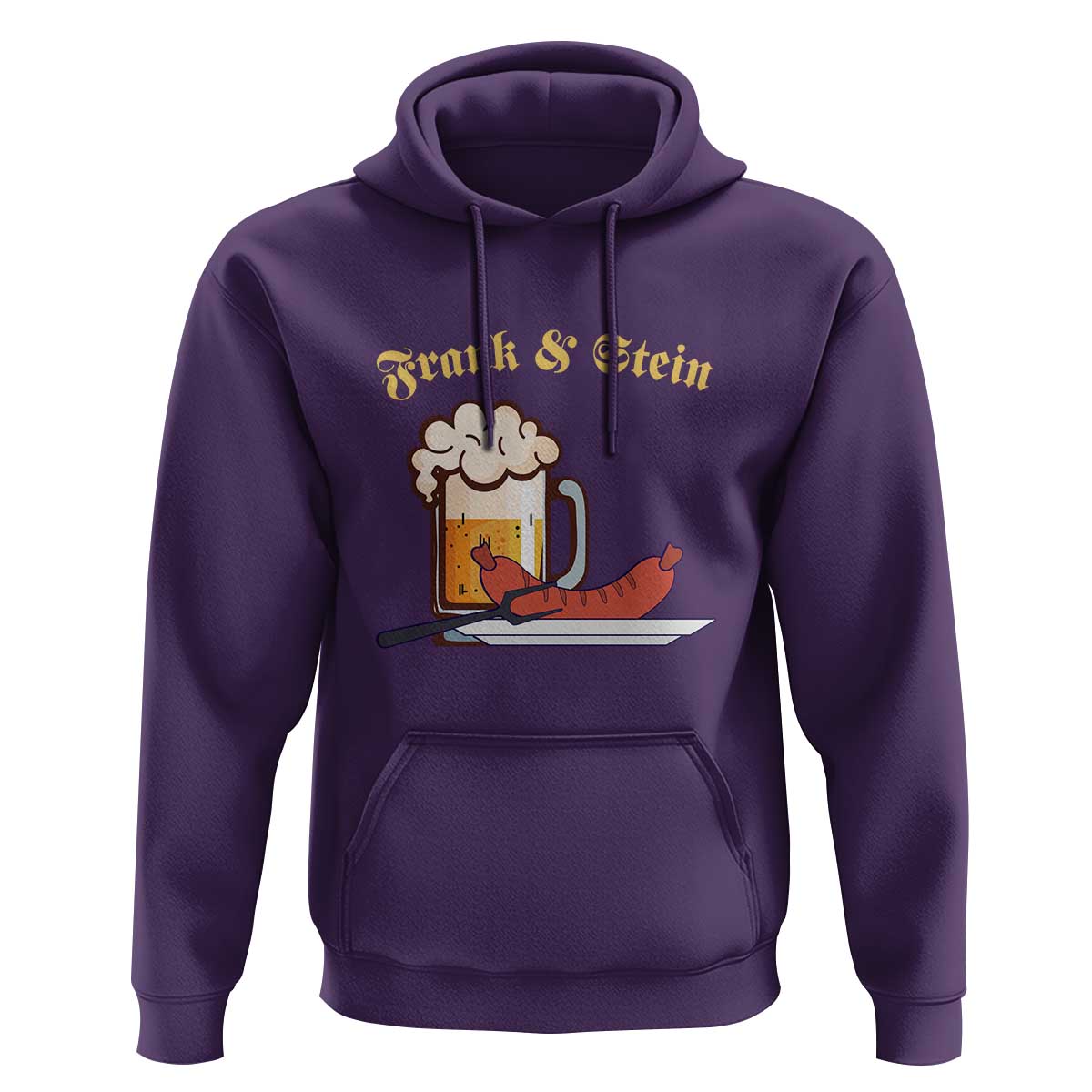 Funny Frank & Stein Hoodie German Beer Drinking Oktoberfest Sausage - Wonder Print Shop