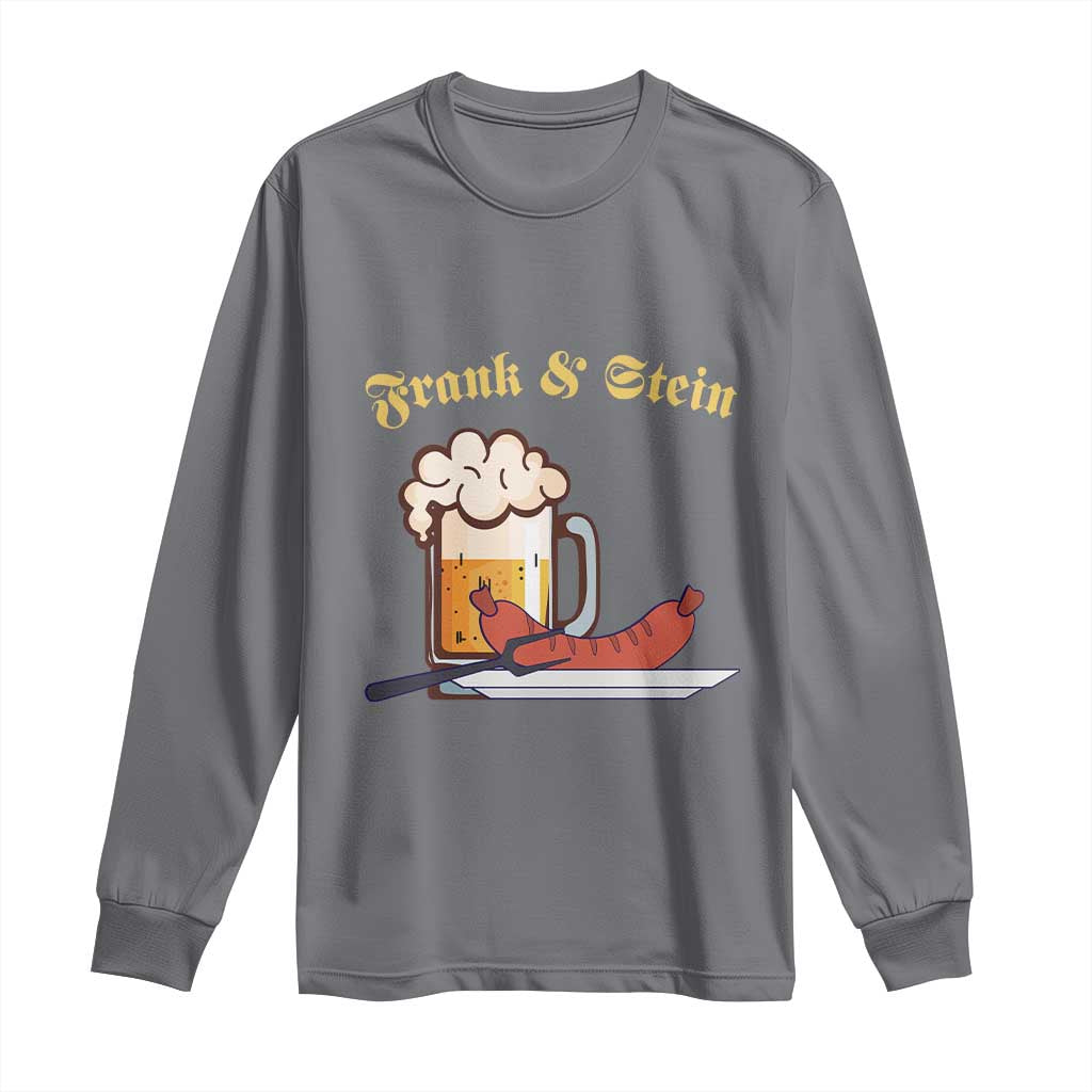 Funny Frank & Stein Long Sleeve Shirt German Beer Drinking Oktoberfest Sausage - Wonder Print Shop