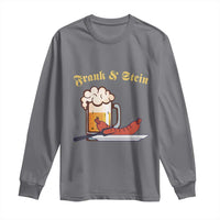 Funny Frank & Stein Long Sleeve Shirt German Beer Drinking Oktoberfest Sausage - Wonder Print Shop