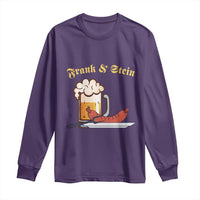 Funny Frank & Stein Long Sleeve Shirt German Beer Drinking Oktoberfest Sausage - Wonder Print Shop