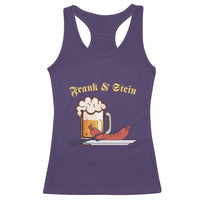Funny Frank & Stein Racerback Tank Top German Beer Drinking Oktoberfest Sausage - Wonder Print Shop