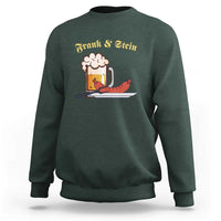 Funny Frank & Stein Sweatshirt German Beer Drinking Oktoberfest Sausage - Wonder Print Shop