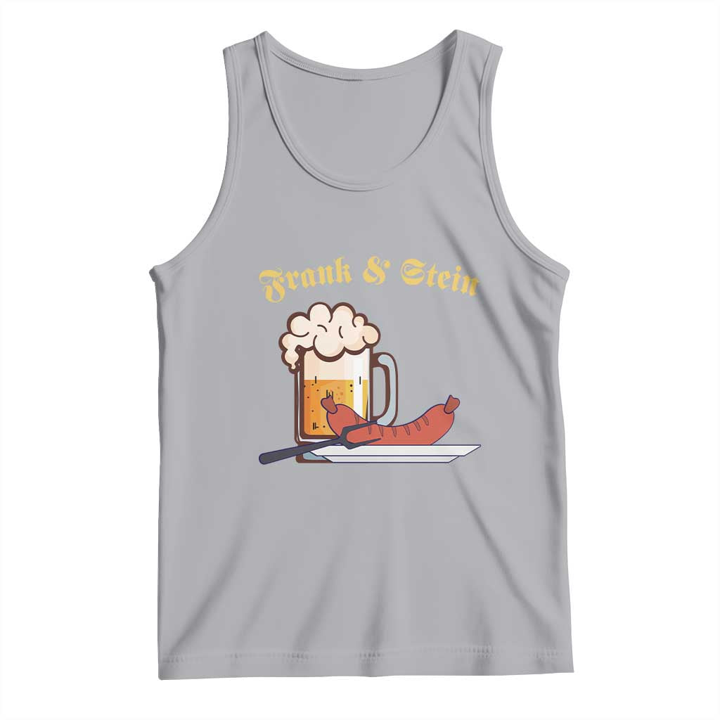 Funny Frank & Stein Tank Top German Beer Drinking Oktoberfest Sausage - Wonder Print Shop