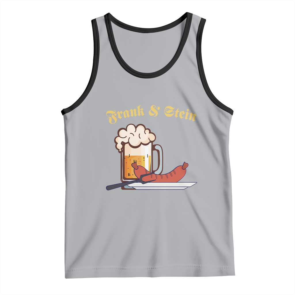 Funny Frank & Stein Tank Top German Beer Drinking Oktoberfest Sausage - Wonder Print Shop