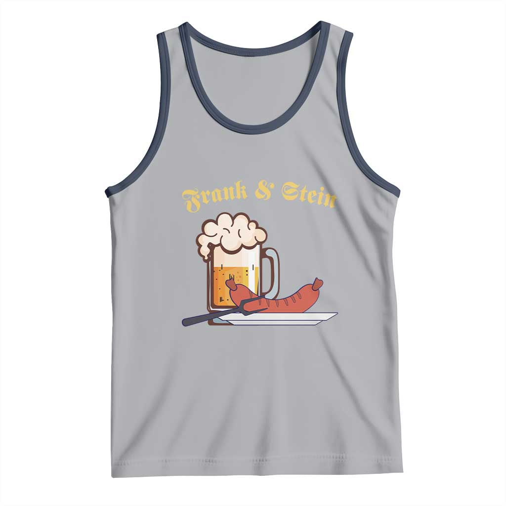 Funny Frank & Stein Tank Top German Beer Drinking Oktoberfest Sausage - Wonder Print Shop