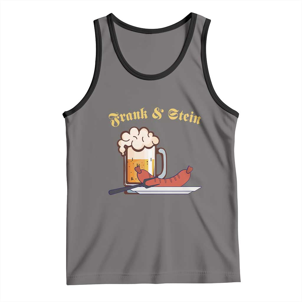 Funny Frank & Stein Tank Top German Beer Drinking Oktoberfest Sausage - Wonder Print Shop