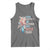 Native American Tank Top Never Underestimate An Old Woman With Native Blood Dreamcatcher - Wonder Print Shop