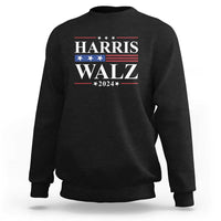Harris Walz 2024 Sweatshirt President Election Campaign American Flag - Wonder Print Shop