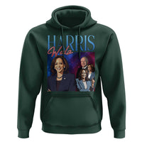 Harris Walz Supporter Hoodie Presidential Election Pearls US Flag - Wonder Print Shop