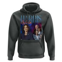 Harris Walz Supporter Hoodie Presidential Election Pearls US Flag - Wonder Print Shop