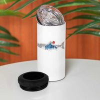 Trout Fly Fish Nature Montane Forest Fishing Camping 4 in 1 Can Cooler Tumbler - Wonder Print Shop