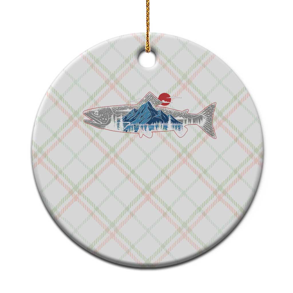 Trout Fly Fish Nature Montane Forest Fishing Camping Ceramic Ornament - Wonder Print Shop