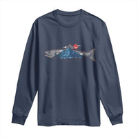 Trout Fly Fish Nature Montane Forest Fishing Camping Long Sleeve Shirt - Wonder Print Shop