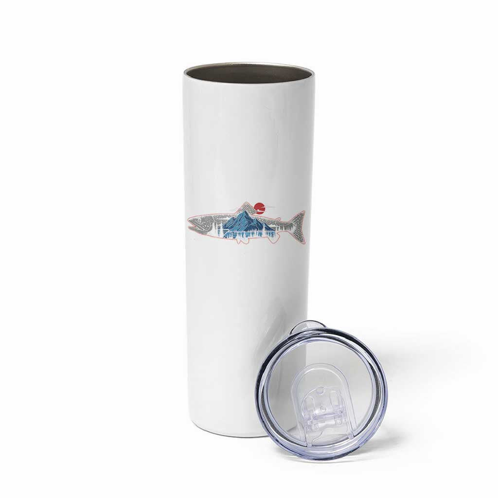 Trout Fly Fish Nature Montane Forest Fishing Camping Skinny Tumbler - Wonder Print Shop