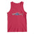 Trout Fly Fish Nature Montane Forest Fishing Camping Tank Top - Wonder Print Shop