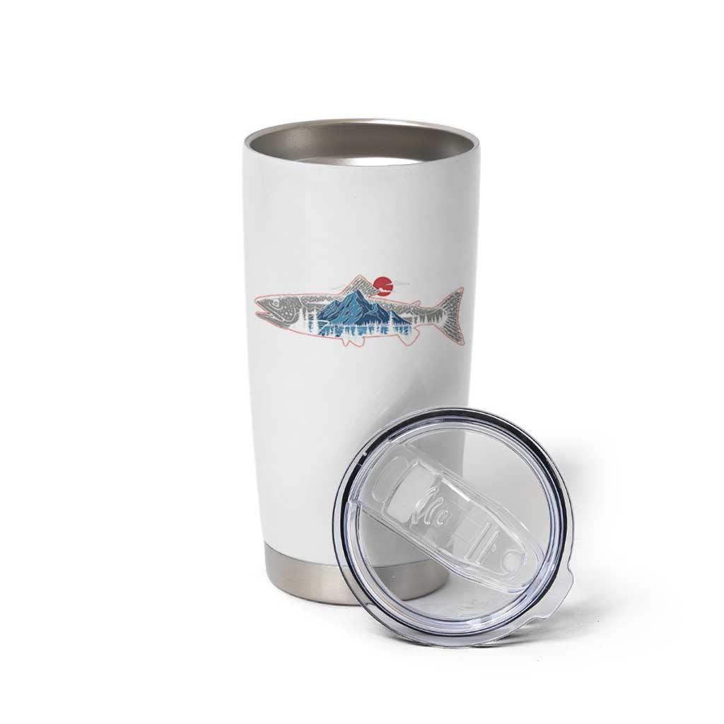 Trout Fly Fish Nature Montane Forest Fishing Camping Tumbler Cup - Wonder Print Shop
