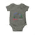 Gone Fishing Baby Onesie Trout Fishing Lover Montane Forest - Wonder Print Shop