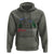 Gone Fishing Hoodie Trout Fishing Lover Montane Forest - Wonder Print Shop
