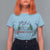 Gone Fishing T Shirt For Women Trout Fishing Lover Montane Forest - Wonder Print Shop