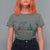 Gone Fishing T Shirt For Women Trout Fishing Lover Montane Forest - Wonder Print Shop