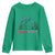 Gone Fishing Youth Sweatshirt Trout Fishing Lover Montane Forest - Wonder Print Shop