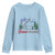 Gone Fishing Youth Sweatshirt Trout Fishing Lover Montane Forest - Wonder Print Shop