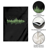 Trout Fly Fishing Outdoor Forest Nature Wildlife Fisherman Garden Flag - Wonder Print Shop