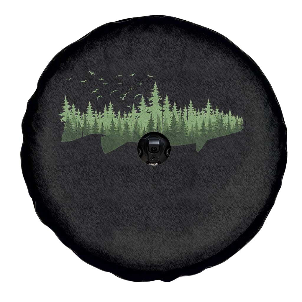 Trout Fly Fishing Outdoor Forest Nature Wildlife Fisherman Spare Tire Cover - Wonder Print Shop