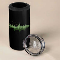 Trout Fly Fishing Outdoor Forest Nature Wildlife Fisherman 4 in 1 Can Cooler Tumbler - Wonder Print Shop