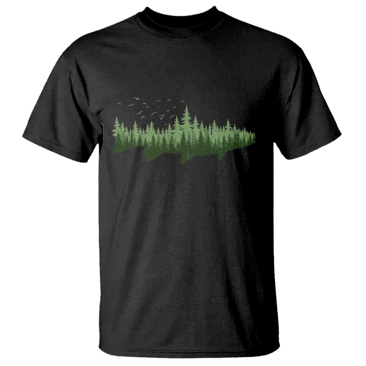 Trout Fly Fishing Outdoor Forest Nature Wildlife Fisherman T Shirt - Wonder Print Shop
