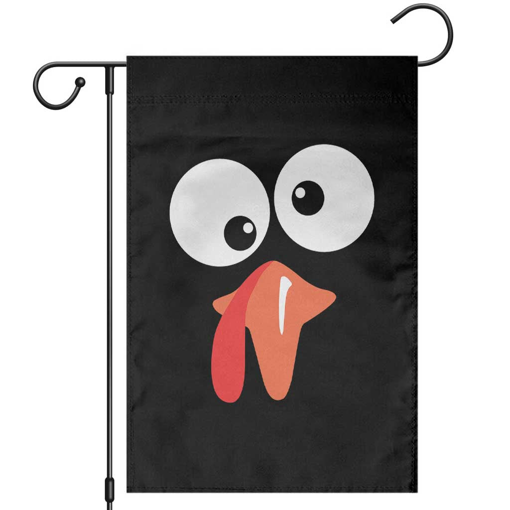 Funny Thanksgiving Garden Flag Silly Turkey Autumn Season - Wonder Print Shop