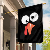 Funny Thanksgiving Garden Flag Silly Turkey Autumn Season - Wonder Print Shop