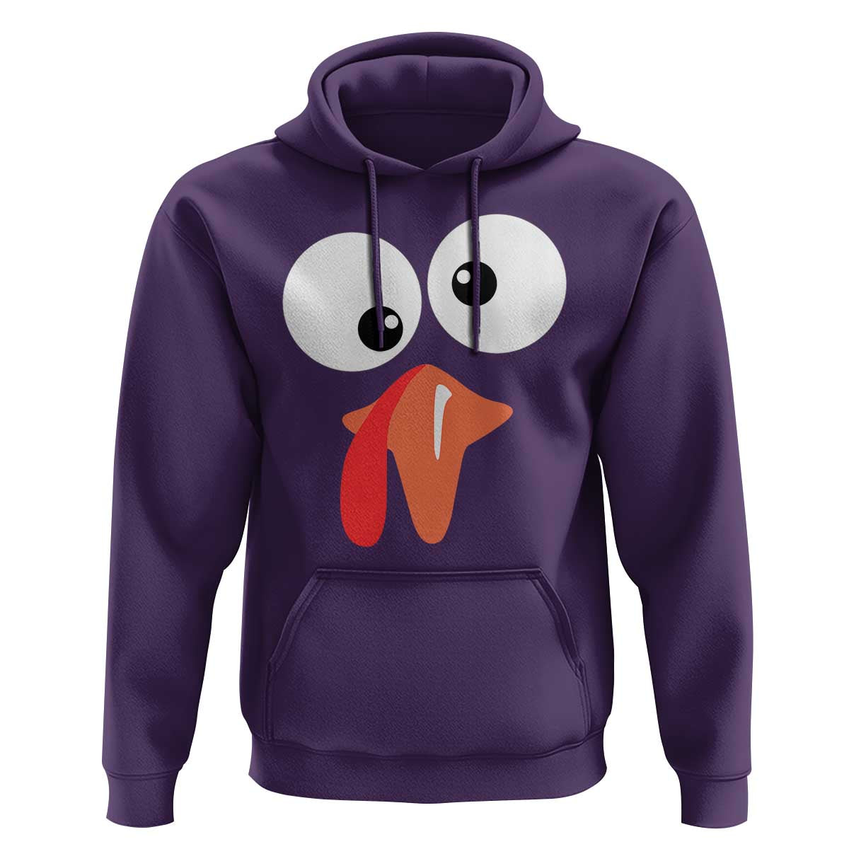 Funny Thanksgiving Hoodie Silly Turkey Autumn Season