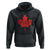 Thanksgiving Day Hoodie Thankful Vintage Maple Leaf Canada - Wonder Print Shop