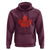 Thanksgiving Day Hoodie Thankful Vintage Maple Leaf Canada - Wonder Print Shop