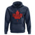Thanksgiving Day Hoodie Thankful Vintage Maple Leaf Canada - Wonder Print Shop