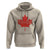Thanksgiving Day Hoodie Thankful Vintage Maple Leaf Canada - Wonder Print Shop