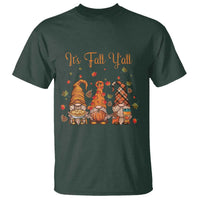 Autumn Season T Shirt It's Fall Y'all Gnomies Thanksgiving Maple Leaf - Wonder Print Shop